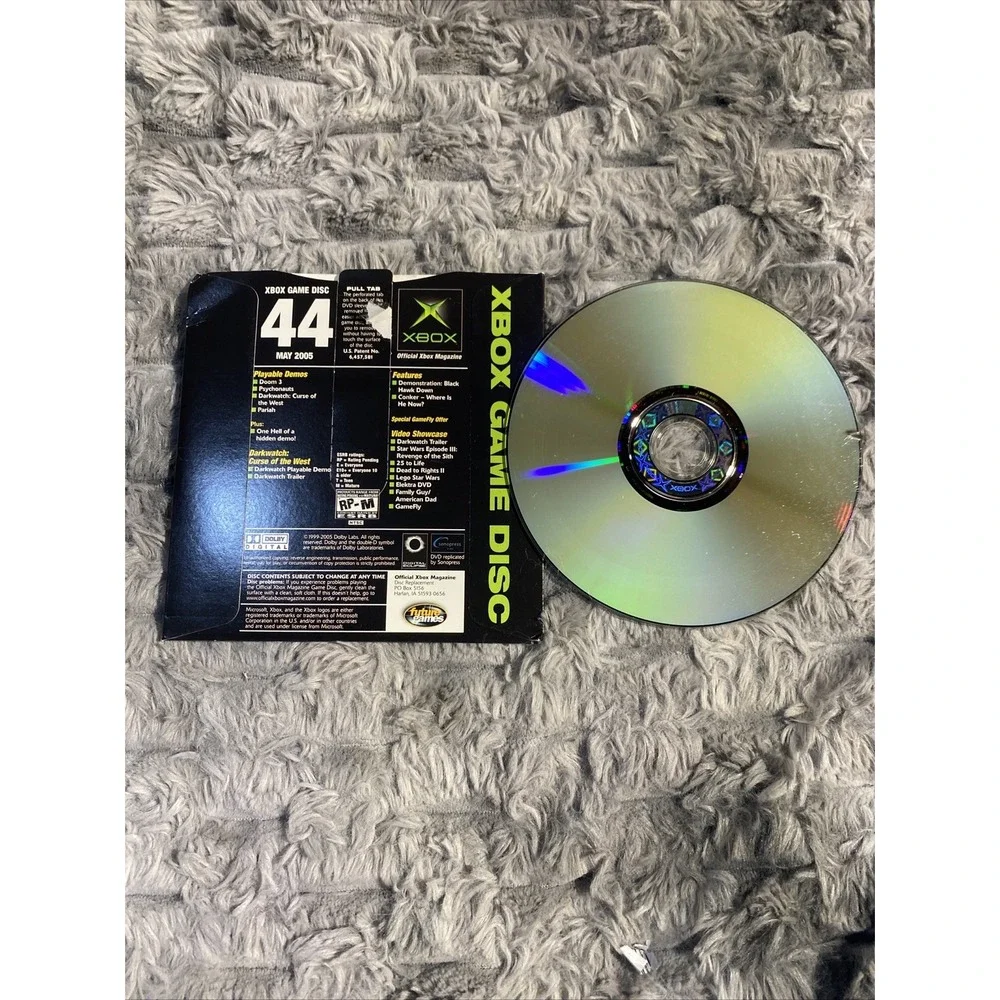 XBOX Magazine Demo Discs - Lot Of  8 Games Quake, King Kong, Final Fantasy, Doom